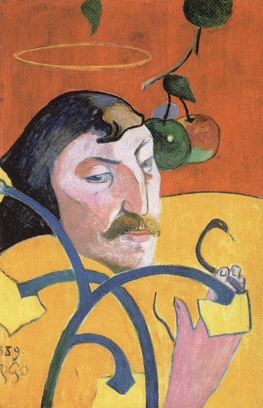 Paul Gauguin Self-Portrait with Halo Sweden oil painting art